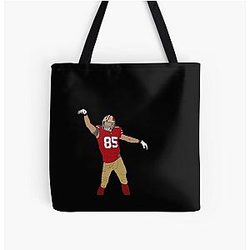 George Kittle All Over Print Tote Bag