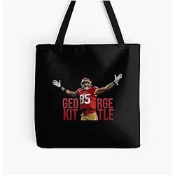 George Kittle Pullover Hoodie Tote Bag