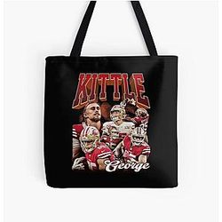 George Kittle Bootleg Vintage Tote Bag