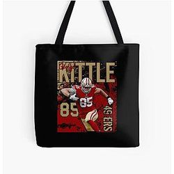 George Kittle 49ers All Over Print Tote Bag