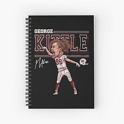 George Kittle San Francisco Spiral Notebook
