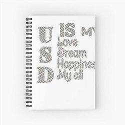 George Kittle America Football San Francisco Dallas Texas Halloween Spiral Notebook