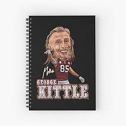 George Kittle San Francisco Spiral Notebook