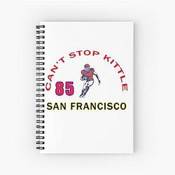 george Kittle San Francisco 49ers Spiral Notebook