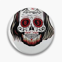 George Kittle Sugar Skull Pin