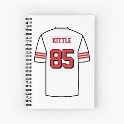 George Kittle Jersey Notebook