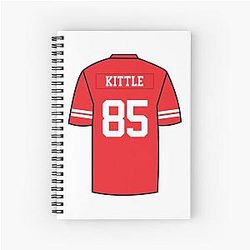 George Kittle Jersey Notebook