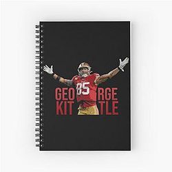 George Kittle Pullover Hoodie Notebook