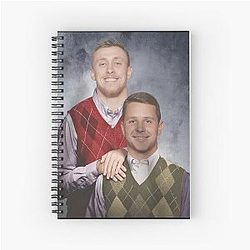 Brock Purdy George Kittle Spiral Notebook