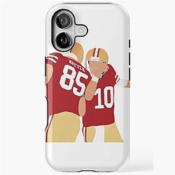 jimmy g and george kittle iPhone Tough Case