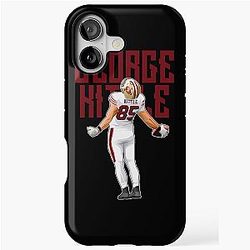 George Kittle celebrates 85 yard touchdown iPhone case