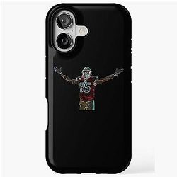 Neon George Kittle 85 Celebration iPhone Tough Case