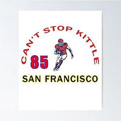 George Kittle - San Francisco 49ers T-Shirt Poster