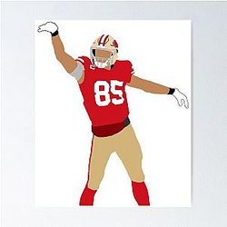 George Kittle Poster