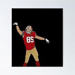 George Kittle Sticker Poster