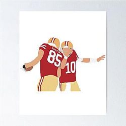 Jimmy G and George Kittle Poster