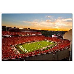 UGA Georgia Bulldogs: Sanford Stadium Photo Art Poster