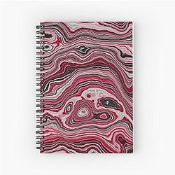 Georgia football colors design Spiral Notebook