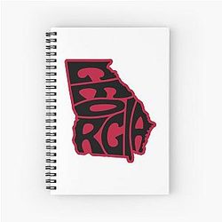 Georgia Black Letter Spiral Notebook