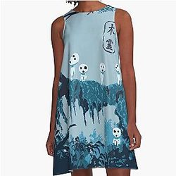 Kodama Studio Ghibli A-Line Dress