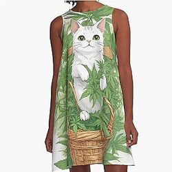 Studio Ghibli Cat A-Line Dress