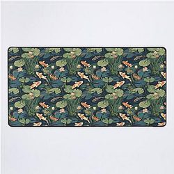 Enchanted Studio Ghibli-Inspired Fish Pond Desk Mat