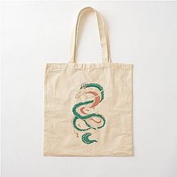 Haku Dragon Spirited Away Ghibli Tote Bag
