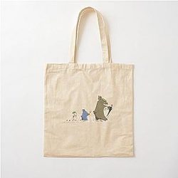 Across The Street Cotton Tote Bag