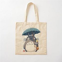 Wall Art Totoro - Studio Ghibli-inspired magic Cotton Tote Bag