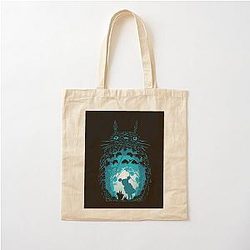studio ghibli, totoro, spirited away, cotton tote bag