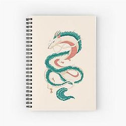 Haku dragon Spirited Away Ghibli Notebook