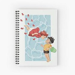 Ponyo on the Cliff by the Sea, Ponyo and Sôsuke, Studio Ghibli Notebook
