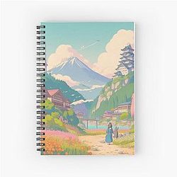 Studio Ghibli Landscape Spiral