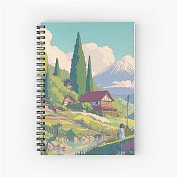 Studio Ghibli Landscape Notebook