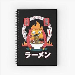 Spicy Calcifer Spiral Notebook