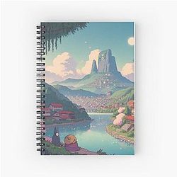 Studio Ghibli Landscape Notebook