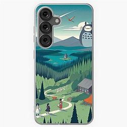 Studio Ghibli Landscape Soft Case for Samsung Galaxy