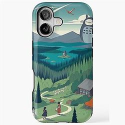 Studio Ghibli Landscape iPhone Case