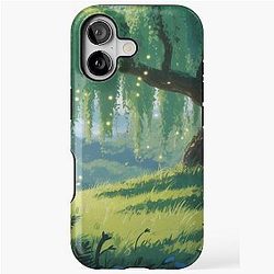 Ghibli Nature Tree iPhone Tough Case