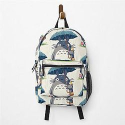 Wall art Totoro Studio Ghibli-inspired magic backpack