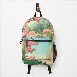 Ghibli Inspired Peach Tree Bag