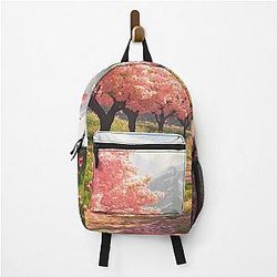 Ghibli Inspired Peach Tree Backpack