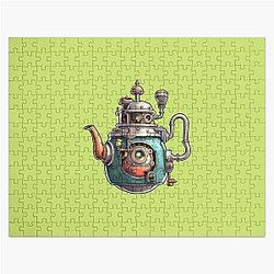 Ghibli Steampunk Teapot Jigsaw Puzzle