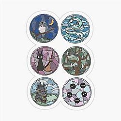 Stained Glass Pack Transparent Sticker