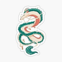 Haku dragon - Spirited Away Ghibli sticker