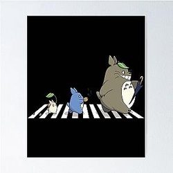 Across The Street Studio Ghibli Poster