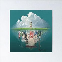 Studio Ghibli Mirror Poster