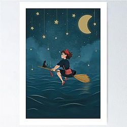 Kiki's Delivery Service – Studio Ghibli Poster