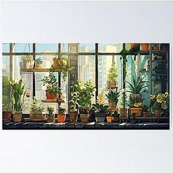 Inspiring Ghibli Room to Fuel Your Creativity Poster