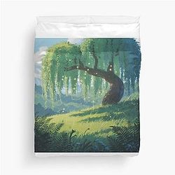 Ghibli Nature Tree Duvet Cover